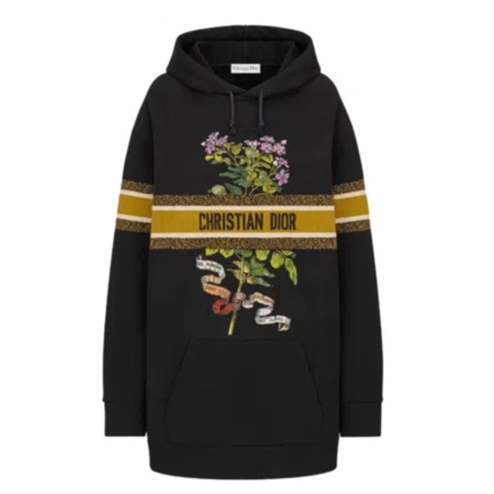 DIOR Embroidered Oversized Sweatshirt Size Small